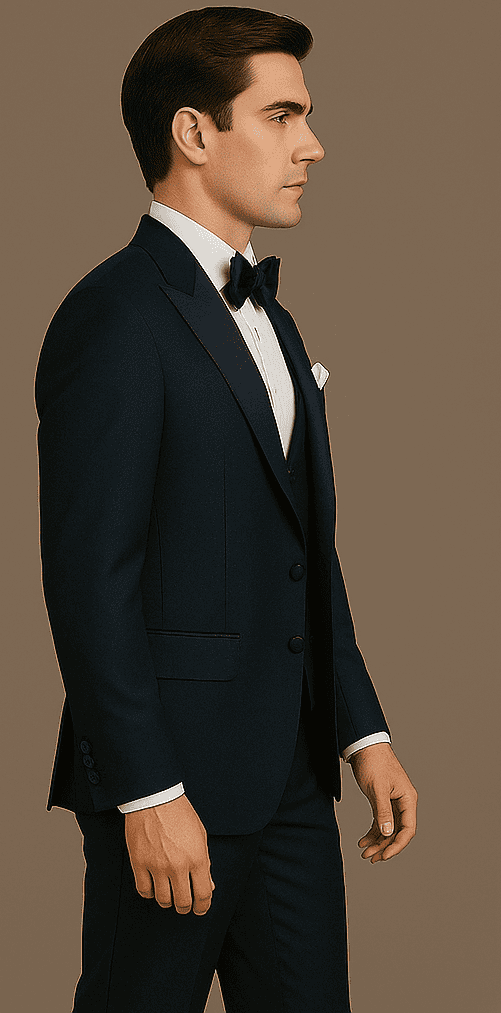 Rossi Man Leo Tuxedo RM1102 â€“ Modern 3-Piece Formal Suit for Men | Stylish Tuxedo Set