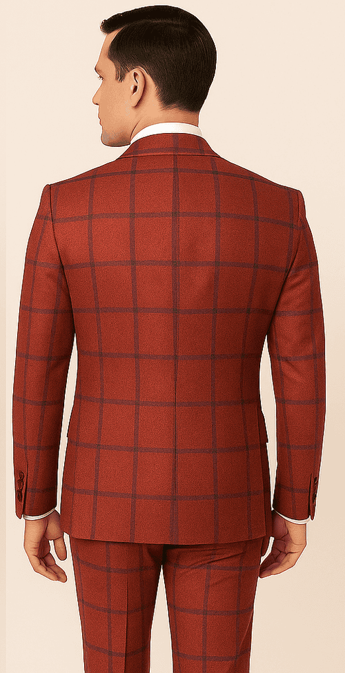 Rossi Man Max RM1842 â€“ Slim Fit 3-Piece Formal Suit for Men