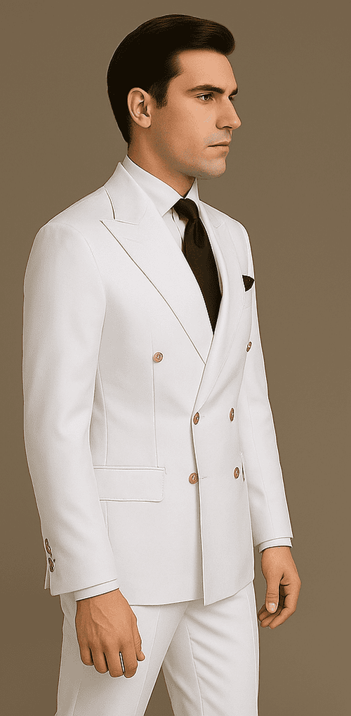 Rossi Man Milano RM1374 â€“ Men's Modern 3-Piece Suit | Stylish Formal Wear Set