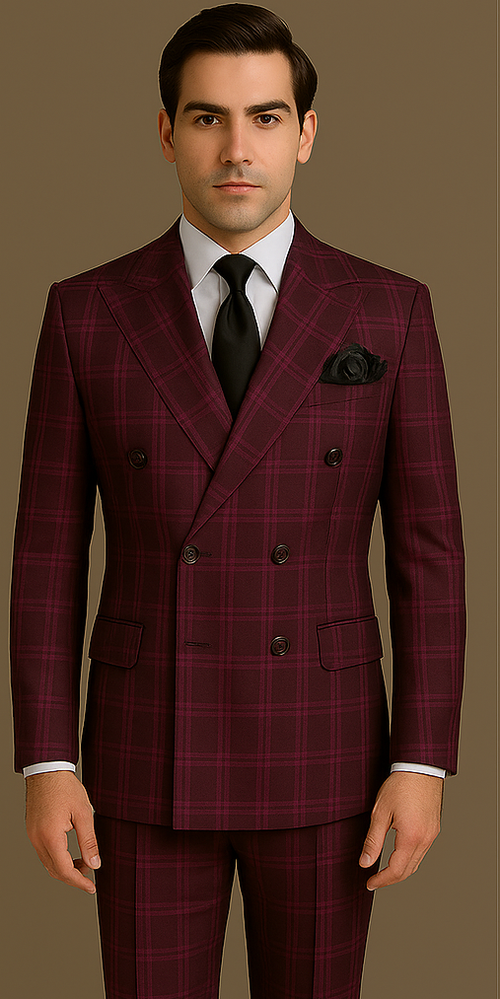 Rossi Man Milano RM1799 Classic Tailored Suit for Men | Elegant Formalwear