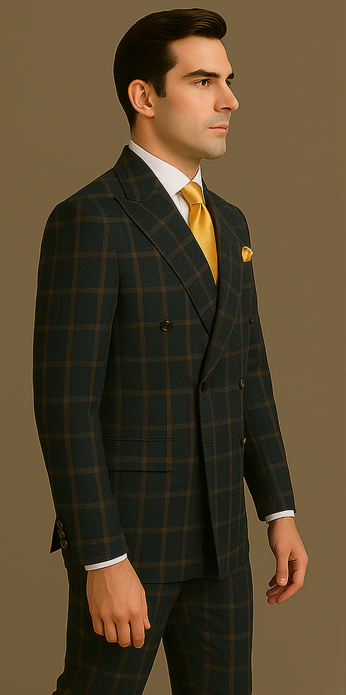 Rossi Man RM1790 – Elegant Slim Fit Milano Suit for Men | Stylish Formal Attire