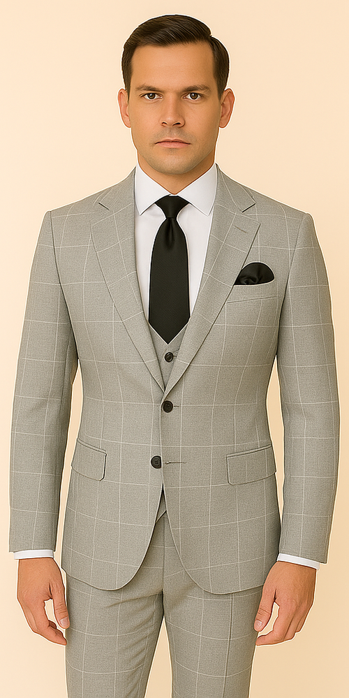 Rossi Man RM1851 Tom – Men's Slim Fit Suit for Modern Elegance