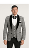 Rossi Man RM1295 â€“ Classic 3-Piece Smoking Tuxedo for Men