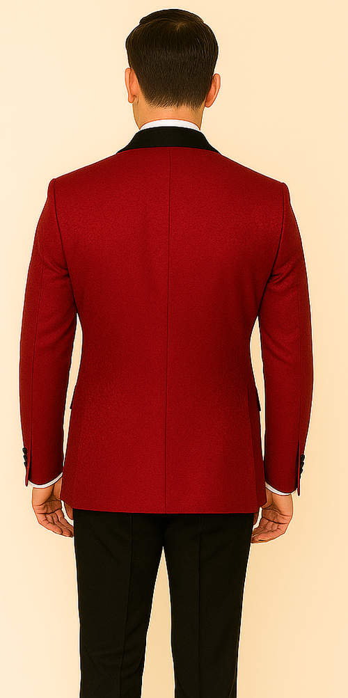 Rossi Man RM1448 – Elegant Smoking Style 3-Piece Tuxedo Set for Men