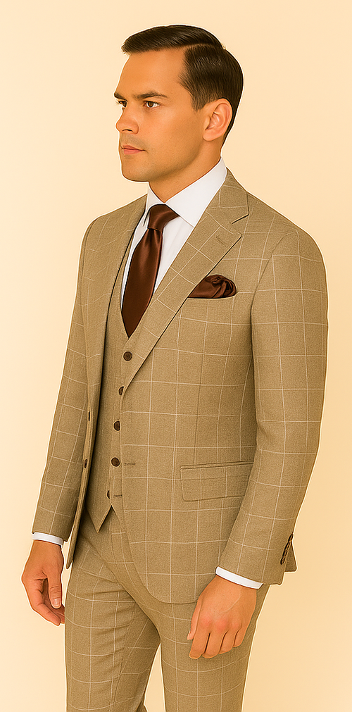 Rossi Man Tom RM1852 – Stylish Men's Tailored Suit for Formal Wear