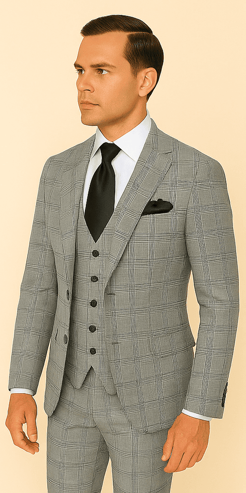 Rossi Man Tom RM1855 – Elegant Men's Tailored Suit for Formal Occasions