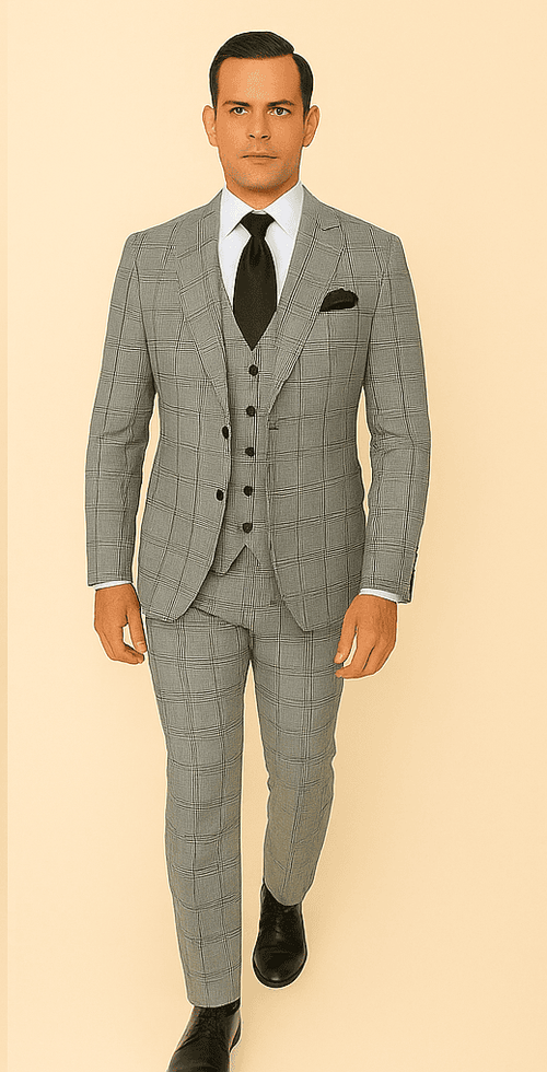 Rossi Man Tom RM1855 – Elegant Men's Tailored Suit for Formal Occasions