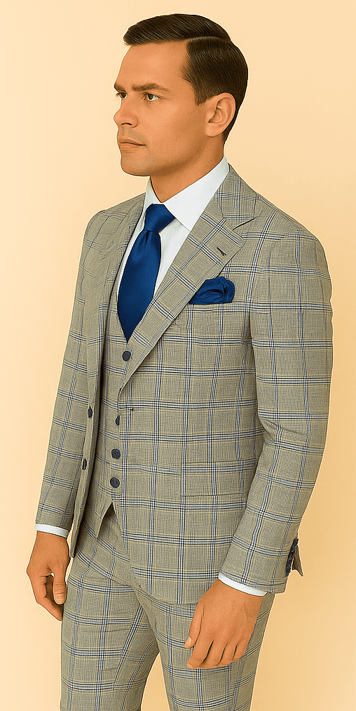 Rossi Man Tom RM1856 â€“ Modern Fit 2-Piece Suit for Stylish Men