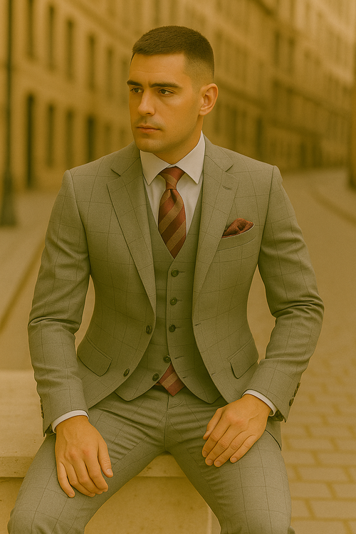 Rossiman Men's Dress Suit – Timeless Classic Formal Suit for Men