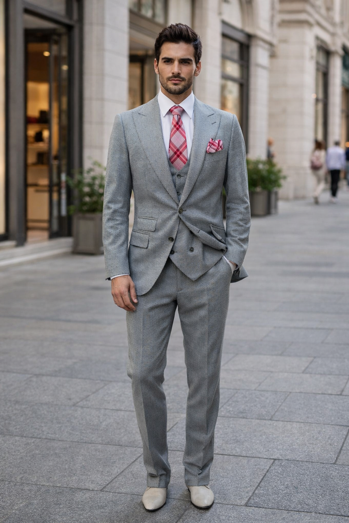 Rossiman Men's Dress Suit Timeless Classic Formal Suit for Men