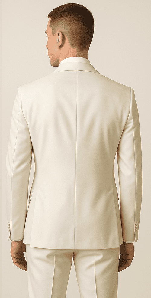 Rossiman Menâ€™s Royal Blue Glossy Sateen Suit â€“ Bold & Refined Look