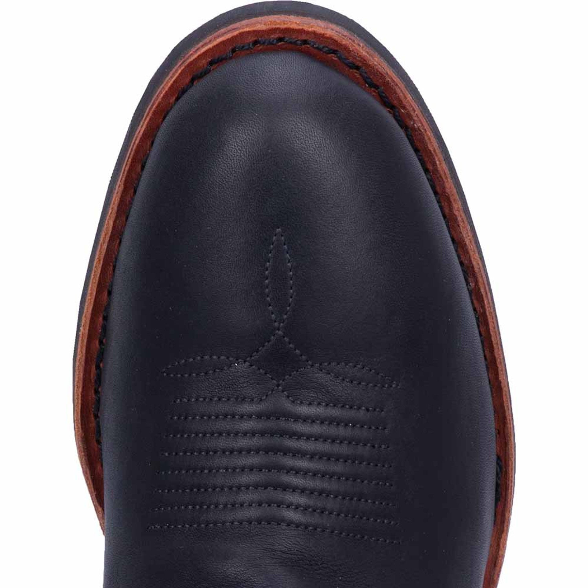 Dan Post Mens Albuquerque 12 Round Toe Black Leather Cowboy Boot