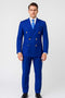 Royal Blue Double-Breasted Suit 