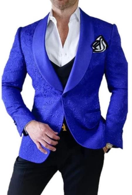 Blue Prom Suit For Men - Blue Homecoming Tuxedo - Royal Blue