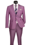 Mens Easter Suit - Jacket and Pants in Summer Color Light Purple Textured Modern Fit Light Weight