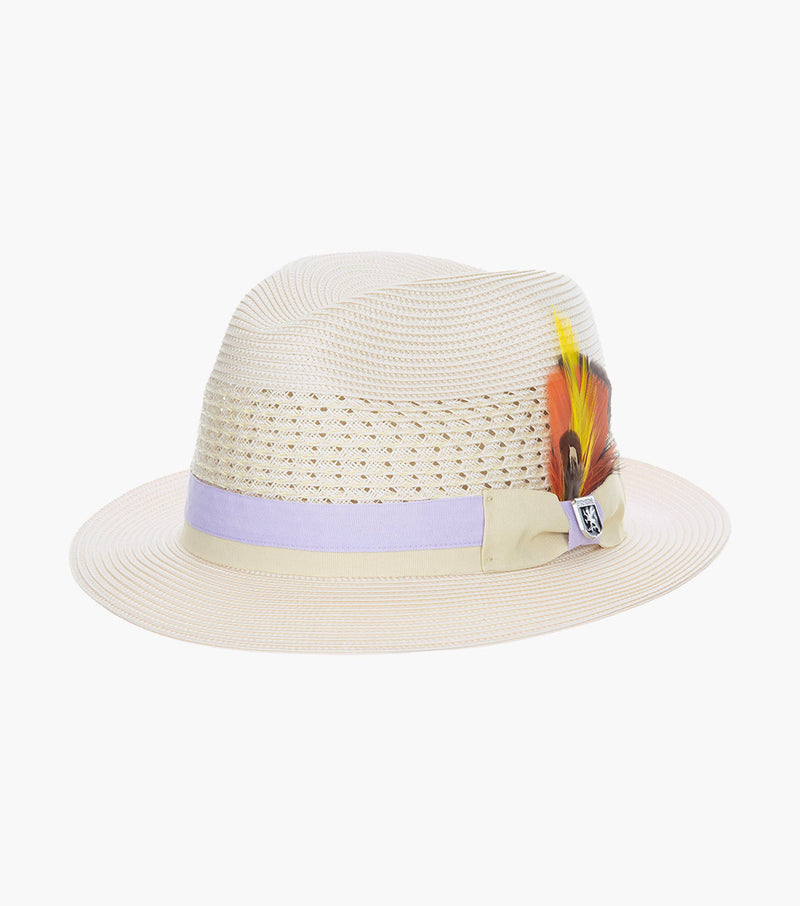 TYCE FEDORA Poly Braided Pinch Front Hat