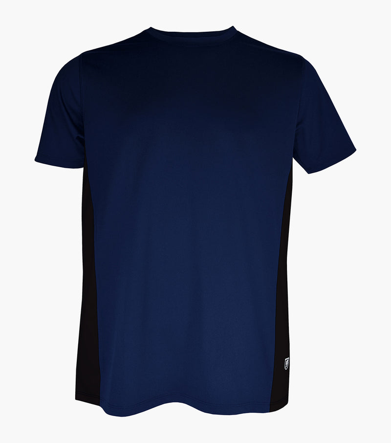 CREW NECK BLOCK T-SHIRT Performance Fabric