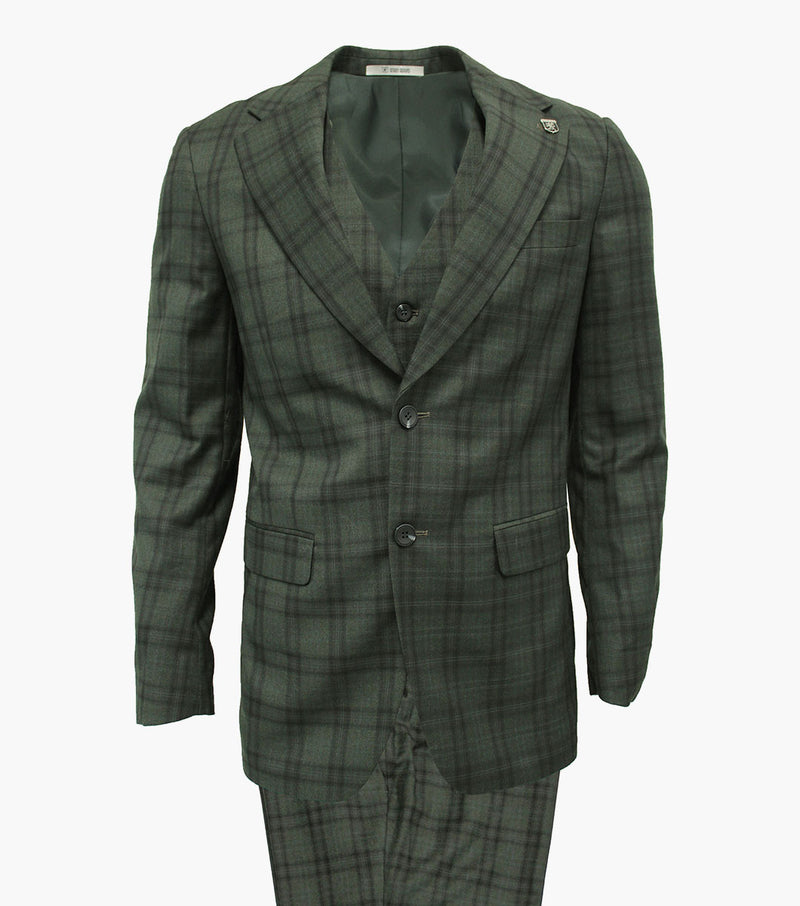 HACKMAN 3 Piece Vested Suit