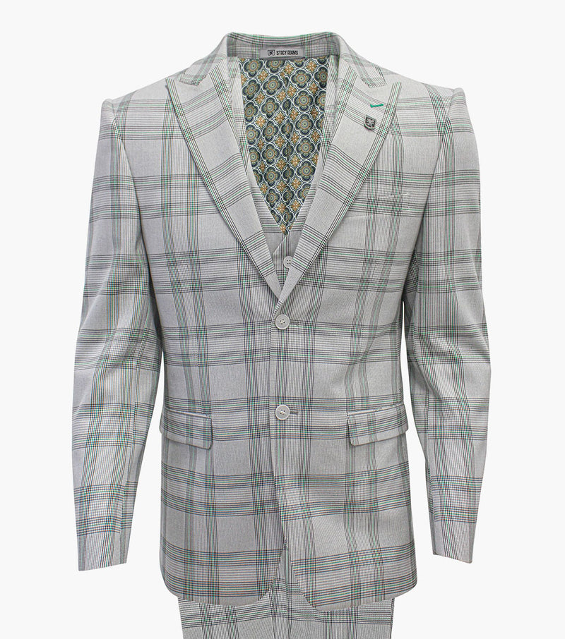 ROCHE 3 Piece Vested Suit