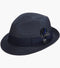 BELMONT FEDORA Poly Braid Pinch Front Hat