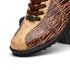 Marco Di Milano Saulo Men's Shoes Orix Beige & Brown Exotic Ostich / Alligator Casual Sneakers