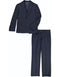 3 piece Suit - Navy Blue   Three PieceÂ SuitÂ - Boys 2 Button Vested 5PC Suit with Shirt and Tie in Navy Blue