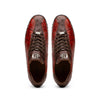 Marco Di Milano Saulo Men's Shoes Cognac Exotic Ostich / Alligator Casual Sneakers