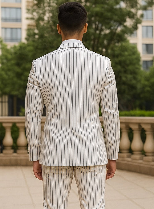 Classic men’s striped tuxedo