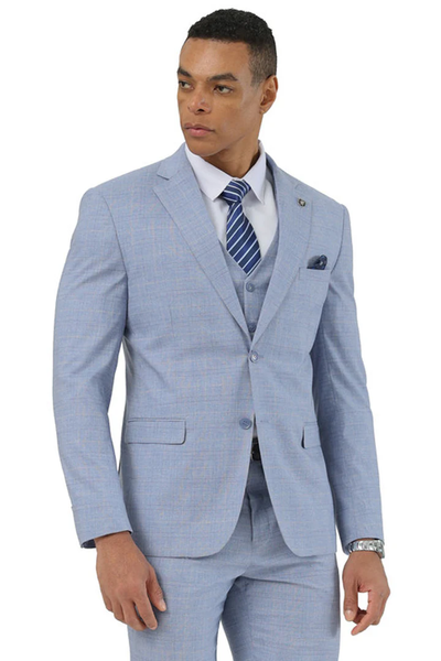Mens Easter Suit - Jacket and Pants in Summer Color Light Blue