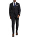 Stacy Adams - 3 Piece Hybrid Fit Suit in Black