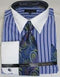 Blue Striped Dress Shirt - AlbertoNardoniStore