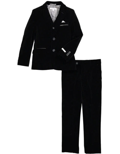 Mens Velvet Cheap Priced Black Suits