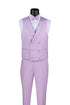 Slim Fit Tuxedo 3 Piece with Matching Bow Tie in Lavender