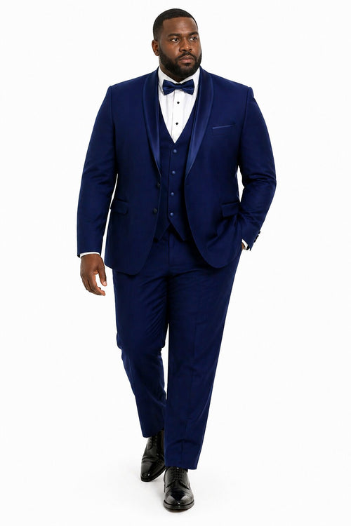 Sapphire Cobalt Blue - Light Navy Blue Tuxedo - Indigo Tuxedo - Wedding Tuxedo Suit