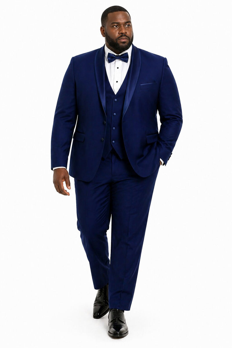 Sapphire Cobalt Blue - Light Navy Blue Tuxedo - Indigo Tuxedo - Wedding Tuxedo Suit