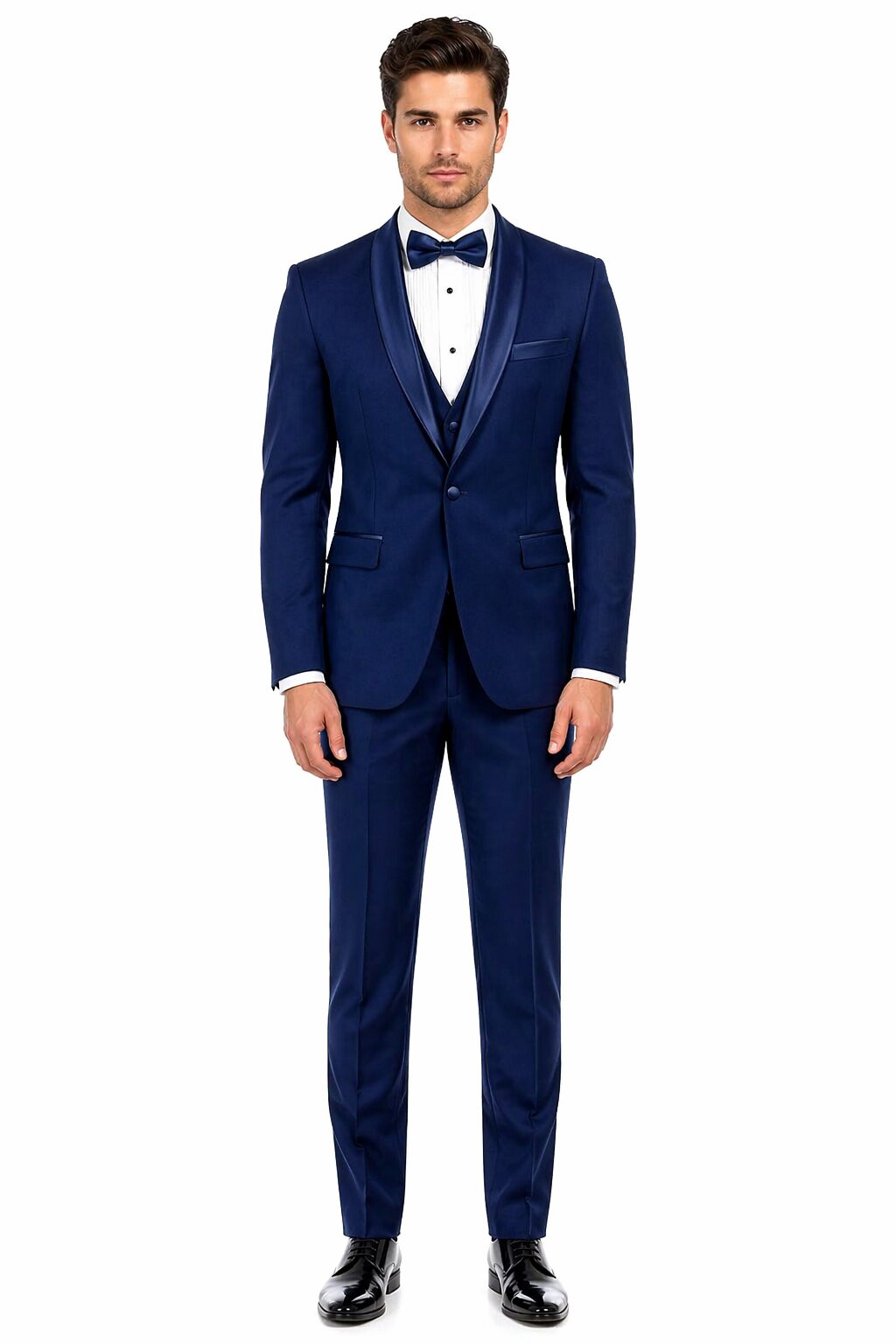 Sapphire Cobalt Blue - Light Navy Blue Tuxedo - Indigo Tuxedo - Wedding Tuxedo Suit
