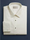 Mens 100% Cotton Tuxedo Shirt in Ivory