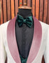 White and Pink Tuxedo - Prom Suit (Jacket + Pants + Vest + Bowtie Package)