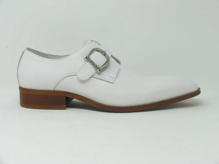 Carrucci Signature Buckle Monk Strap Shoe