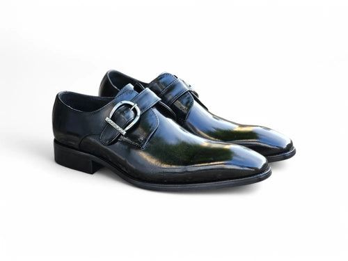 Signature Buckle Monk Strap Shoe Carrucci