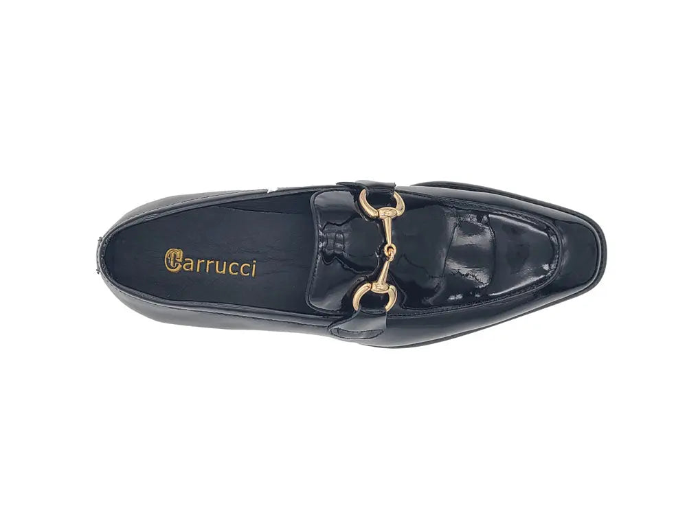 Glossy Patent Leather Loafer with Signature Horsebit