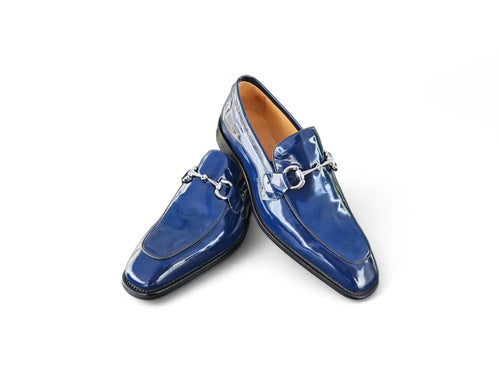 Glossy Patent Leather Loafer with Signature Horsebit