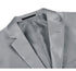 Mens Basic Two Button Classic Fit Silver Grey Sharkskin Suit