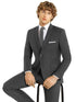 Smoking Traje - Esmoquin - Smoking Para Hombre - Dark Grey Tuxedo Trajes De Novio