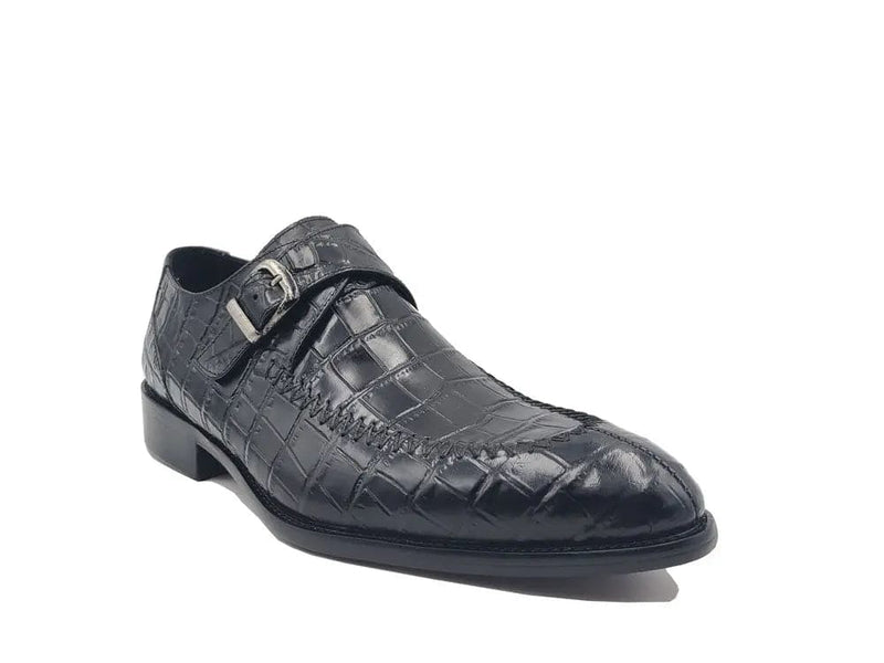 Carrucci Single Monk Buckle Split Toe Loafer