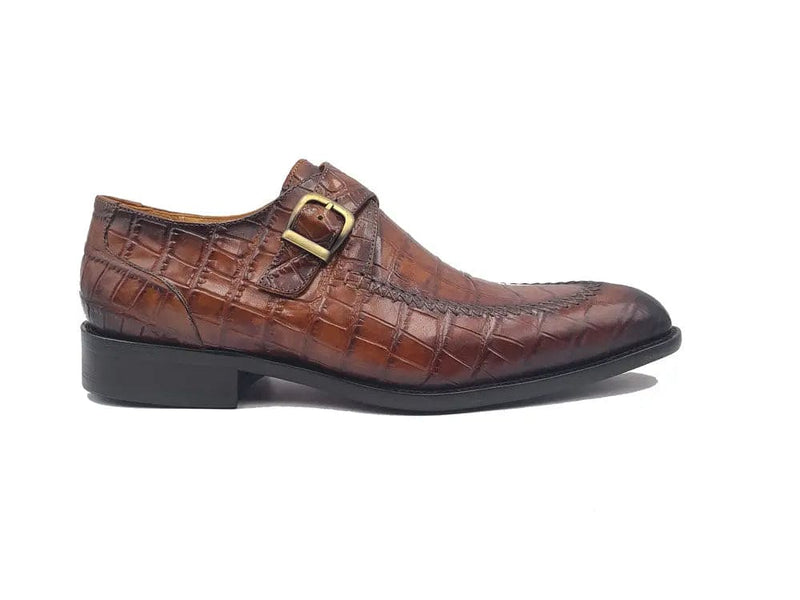 Carrucci Single Monk Buckle Split Toe Loafer