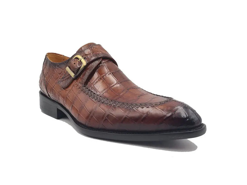 Carrucci Single Monk Buckle Split Toe Loafer