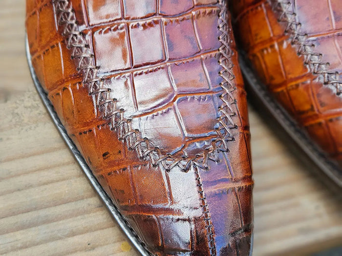 Carrucci Single Monk Buckle Split Toe Loafer