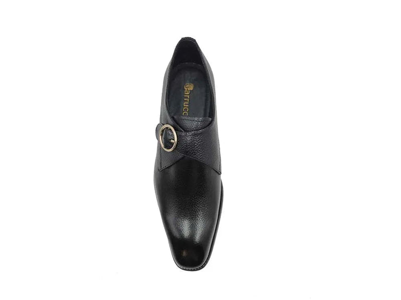 Carrucci Single Monk Strap Plain Toe Shoes