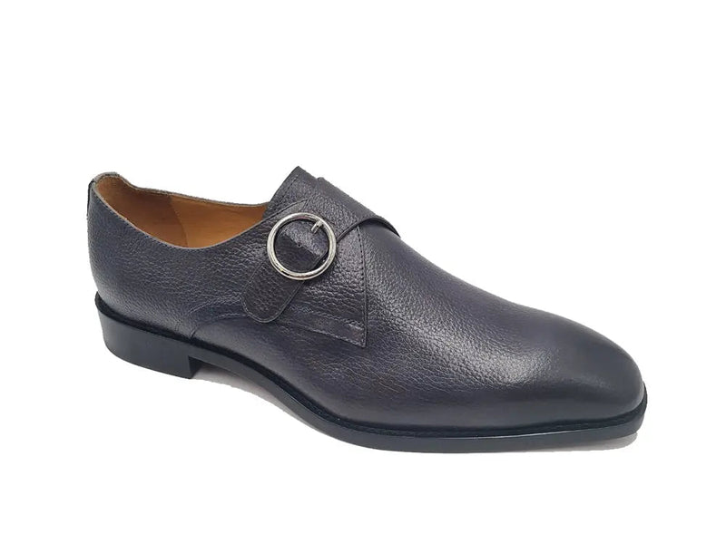 Carrucci Single Monk Strap Plain Toe Shoes
